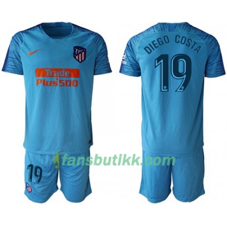 Fotballdrakt Atlético Madrid Diego Costa 19 Barn Bortetrøye 2018-2019 Kortermet